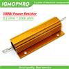 NONE 100W alluminio potenza guscio metallico caso resistenza a filo avvolto 0.01-100K 1 0.5 1 2 4 6 8 10 20 100 150 200 300 500 1K 10K ohm