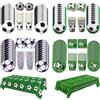 Blinlin Set Stoviglie Compleanno Per 16 Ospiti - 82 Pezzi Con Piatti, Bicchieri, Tovaglioli E Coroncina - Tema Drago E Corona