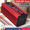 TATALIKEN Inverter 12 v e 24 v a 220 v 4500 w5000w6000w7000w8000w10000w convertitore a onde pure inverter solare, LED presa UE