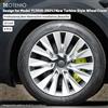 MOTENIO 4 copricerchi per Tesla Model Y 2020-2024, copriruota da 19 pollici, coprimozzo di ricambio, copertura completa del cerchione, accessori.