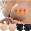 NONE Reggiseno push up invisibile per donna Reggiseno senza spalline senza schienale Chiusura frontale senza cuciture Bralette Intimo Reggiseno autoadesivo in silicone
