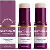 NONE 1/2/3PCS Calcio Volume Multi Balsamo Stick, Collagene Bastone Idratante Crema Per Il Viso Anti Rughe Idratante Per Gli Occhi Collo Viso Cura Della Pelle