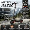 JOYOR Monopattino Elettrico JOYOR T6E PRO Certificato ABE e Approvato per la Circolazione Stradale Tedesca, Motore da 500W, Batteria ad Alta Capacità 48V 26AH, Pieghevole e Portatile, Indicatori di