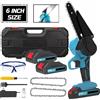 OWJHE Motosega Elettrica Senza Spazzole da 6 Pollici, Sega Elettrica a Batteria per Lavorazione del Legno e Potatura del Giardino, Compatibile con Batterie Makita 18V