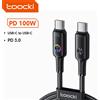toocki Cavo Toocki da USB-C a USB-C 100W PD per ricarica rapida, cavo USB-C per cellulari Xiaomi, POCO, Realme, Macbook