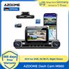 AZDOME Dash Cam 4CH M660-DE 2K+3*1080P con GPS Integrato, WiFi 5G, DVR per Auto, Controllo Vocale, Visione Notturna IR, Monitoraggio Parcheggio 24H, 128GB eMMC