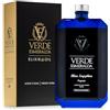 V E VERDE ESMERALDA Verde Esmeralda Blue Sapphire Olio Extravergine di Oliva Biologico 500 ml | Picual spagnolo di Jaén a raccolta precoce, fruttato intenso a pomodoro e mandorla, estratto a freddo, in confezione regalo
