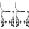 SHIMANO V-Brake Rear Silver BR-T4000 Alivio w/S65T (Confezione da 2)
