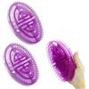 FULHANY 2 pezzi Pennello Meridiano Professionale，Rimuove l'umidità e il freddo (Viola) adatto per vita, addome, testa, gambe