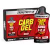 TRINUTRITION CARB GEL, Gel energetico, 15 x 60ml, 40g di Carboidrati, rapporto 1:0,8 con Maltodestrine e Fruttosio, Gusto Ciliegia, Gel per ciclismo corsa endurance, Senza Glutine, Vegan