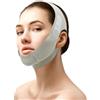 TUONYIS Cintura per il Sollevamento del Viso, Maschere Riutilizzabili a V, Fascia per il Lifting del Viso per il Dimagrimento, per Viso Doppio Mento e Pelle del Viso Flaccida(Verde grigiastro)