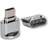 NFHK 2pcs USB 2.0 Tipo C USB-C a Micro SD SDXC TF Card Reader Adapter per MacBook Cellulare