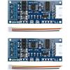 Podazz Confezione da 2 moduli adattatori da TTL a RS485 da 3,3 V 5 V 485 a TTL, chip singolo, convertitore di livello porta seriale, Borad con indicatore RXD, TXD