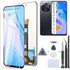 RongZy LCD Display per TCL 60 SE/60 5G/60R/605 Schermo LCD Touch Screen Assemblea Sostituzione di Vetro Digitalizzatore con Strumenti(Nero)