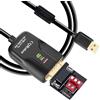 CQRobot 10,4 Piedi USB a RS422 o RS485 Porta Seriale Convertitore Adattatore Cavo Con Chip FTDI FT232. Supporta Windows 10 8 7 XP Mac. 600W-SPD, 15KV-ESD, Controllo Automatico I/O, Supporto 32 Nodi.