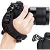 JJC Cinghia a Mano per Fotocamere Mirrorless Sony A7III A7II A7RIII A7RII A7SII A6500 A6400 Fujifilm Fuji X-T3 X-T2 X-T30 X-T20 Olympus E-M10 Mark II III EOS M50 M5 Panasonic GX85