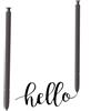 Dakexiong Confezione da 2 penna Sostituzione per Samsung Galaxy S24 Ultra 5G S Pen per Galaxy S24 Ultra Stylus pen (senzaBluetooth),colore:nero