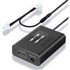 FitDVR Adattatore di alimentazione per dashcam (3 pin) adatto per Benz, alimentazione USB con display a LED, collegamento allo specchietto retrovisore, uscita 5V 12V, facile da installare D3-022