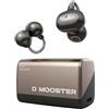 auvstar Auricolari Bluetooth open ear,Auricolari Conduzione Ossea,Cuffie Traduttore Istantaneo,Wireless Bluetooth 6.0,Durata Della Batteria di 25 ore,Supporta la Traduzione in 68 lingue (Nero)