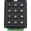 HALJIA 4 x 3 Matrix Array 12 Switch tastiera modulo 12 tasti MCU Membrana Switch tastiera compatibile con Arduino