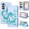 CASAFUNY Cover compatibile con Samsung Galaxy S26, Premium Pelle PU Portafoglio Custodia Magnetica Flip Wallet Case Protettiva Caso con Kickstand Carte Slot per Samsung S26 5G, Verde