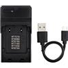 Norifon BN-VF808 USB Caricatore per JVC GR-D750U, GR-D850, GZ-HD3, GZ-HD30, GZ-HD300, GZ-HD310, GZ-HD320, GZ-HD40, GZ-HD5, GZ-HD6, GZ-HD7, GZ-MG330, GZ-MG36, GZ-MG830, GZ-MG840 Fotocamera e Altro