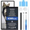 Elephantstory GP5JE Batteria per Google Pixel 7A, 4385mAh Alta Capacità Batteria ai Polimeri di Litio Compatibile con Modello GWKK3 GHL1X G0DZQ G82U8, con Strumenti di Riparazione