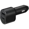Samsung Caricabatteria da auto doppio super veloce (45W+15W) a doppia porta USB-C e USB-A - Nero - EP-L5300XBEGWW