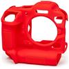 easyCover - Custodia in silicone per fotocamera - Protezione per la vostra fotocamera Canon R3 - Rossi