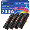 Tito-Express EcoSerie 203A 203X XL - Set di 4 toner compatibili con HP Color Laserjet Pro M254dnw M254dw M254nw MFP M280nw M281fdn M281fdw per HP CF540A CF541A CF542A CF543A Nero/Magenta/Giallo/Ciano
