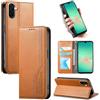 ONETHEFUL Custodia Portafoglio per Samsung Galaxy A17 / A16 / A26 5G (6.7) - Pelle PU, con Supporto Integrato, Chiusura Magnetica, 2 Slot per Carte, Marrone