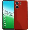 KEJI Cover in TPU, Morbido Custodia Slim Anti Scivolo Custodia Protezione Posteriore Cover Antiurto per OPPO A5x 5G/4G (rosso)