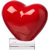 Cuore Medio Rosso Gli Alberelli 16x16 cm - Decorazione Artigianale Romantica