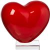 Cuore Grande Rosso Gli Alberelli 21x21 cm - Decorazione Artigianale Elegante