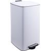 Relaxdays pattumiera per Cucina 30 L, Chiusura Soft-Close, Secchio Interno Rimovibile, Finitura