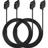 Link-e : 2 X Cavo di Prolunga, Estensione, Compatibile con Gamepad sulla Console Sony Playstation, PS2, PS1, PS One