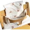 WANDGU Cuscino e Seggiolone Highchair: Cuscini per Sedie Tripp Trapp, Antiscivolo e Seduta Confortevole, Facile da Fissare e da Lavare