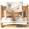 WANDGU Cuscino Seggiolone Highchair: Antiscivolo Cuscino per Seggiolone, Cuscini per Seggiolone per Bambini Stokke Tripp Trapp, Facile da Fissare e da Lavare Seduta Confortevole