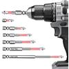 Kaslaider 6 Pezzi K5 PH2 Set di Punte per Cacciavite 25-150mm, Magnetico Antiscivolo Punte per Cacciavite, Codolo Esagonale, Resistenti Screwdriver Bit Set, Set da Inserti per Avvitatore per Cacciaviti Trapani