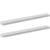 Operitacx Set Di 2 Guide Scorrevoli Autoadesive Per Cassetti, Guide Di Scorrimento Bianche Per Armadi E Contenitori, 26.4cm