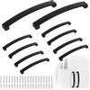 DBREAKS 10 Pezzi Maniglie per Mobili da Cucina, 160mm Maniglie Cassetti, Maniglie per ante armadio, Maniglia ad arco per armadio da cucina, Tiretti per Mobili Cucina(Nero)