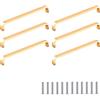SYDARSYN 6 pezzi Maniglie per Mobili Cucina Alluminio Lega Armadio Maniglie Cassetto Maniglia Arco Maniglie per Cassetti Pomelli Porta Maniglie Distanza del foro 160 mm