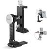 NEEWER Supporto Smartphone da Treppiede in Lega Alluminio, Girevole a 360° | Morsetto Porta Cellulare, Cold Shoe, Base Arca, Compatibile con iPhone Samsung Galaxy Google Pixel e Smartphone da 2,6-4