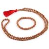 creazioni unique Mala Tibetano 108 Grani Originale - Collana Rudraksha e Bracciale per Uomo/Donna Fatti a Mano - Idea Regalo Spirituale per Meditazione e Yoga (Natural)