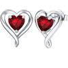 LAVUMO Orecchini Donna Argento 925 Rosa Oro Argento Set Orecchini Gioielli Donna offerta Regalo per Lei Amiche Moglie Mamma Amica Compleanno San Valentino Natale Anniversario Festa Della