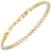 RIZILIA 2mm Taglio Marquise Zircone Chiaro CZ Minimalista Bracciale Tennis
