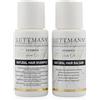 LUTTMANN® Shampoo naturale per capello + balsamo naturale, ricambio per parrucche - cura intensiva per capelli veri e extension (50 ml)