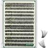 KEYYOU LASH - Ciuffetti di ciglia singole, 280 pezzi, 40D + 50D, curvatura D, 9-16 MIX, extension per ciglia fai da te, morbide e naturali, volume cluster lashes, extension per ciglia fai da te a casa