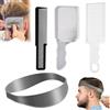 Celiodd Set di 4 Pezzi Pettine Tagliacapelli,Pettine per Sfumature Capelli Uomo,Pettine Sfumatura Capelli Uomo,Sfumatura Capelli Uomo,Portatile Pettine per Taglio,per Barbieri O A Casa