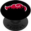 Naruto Shippuden Akatsuki Silhouette Anime PopSockets PopGrip Adesivo